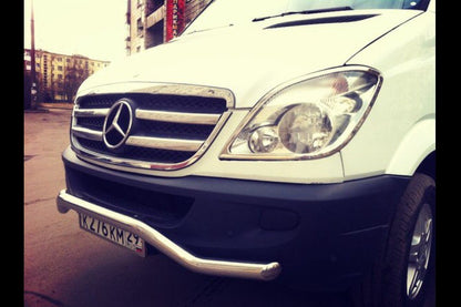 Front lower bar MBSP.07.F3-04.6 (stainless steel) for Mercedes Sprinter W906 2006-2018 - image 5