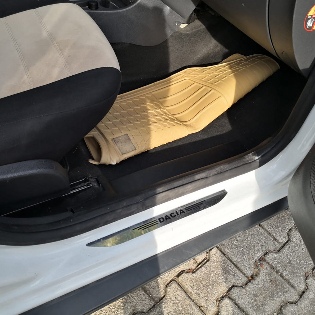 Interior door sill protectors EuroCap (5 pcs, ABS) for Renault Duster 2008-2017 - image 2