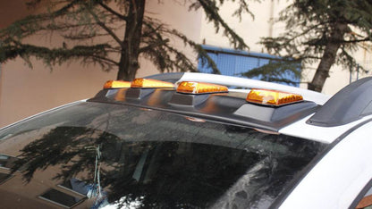 Windshield visor V2 (LED) for Renault Duster 2018-2024 - Reelken Auto