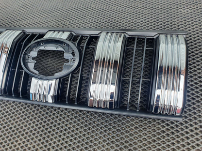 Chrome Trim for Grille 2017↗︎ for Toyota Land Cruiser Prado 150 2009-2023 - image 5
