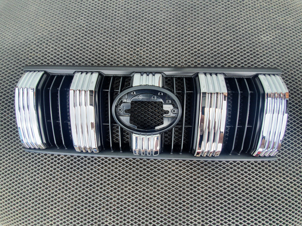 Chrome Trim for Grille 2017↗︎ for Toyota Land Cruiser Prado 150 2009-2023 - image 4
