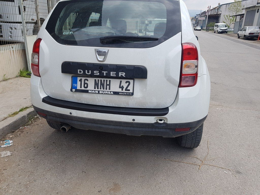 Rear Bumper Protector EuroCap (ABS) for Dacia Duster 2008-2018 - image 3