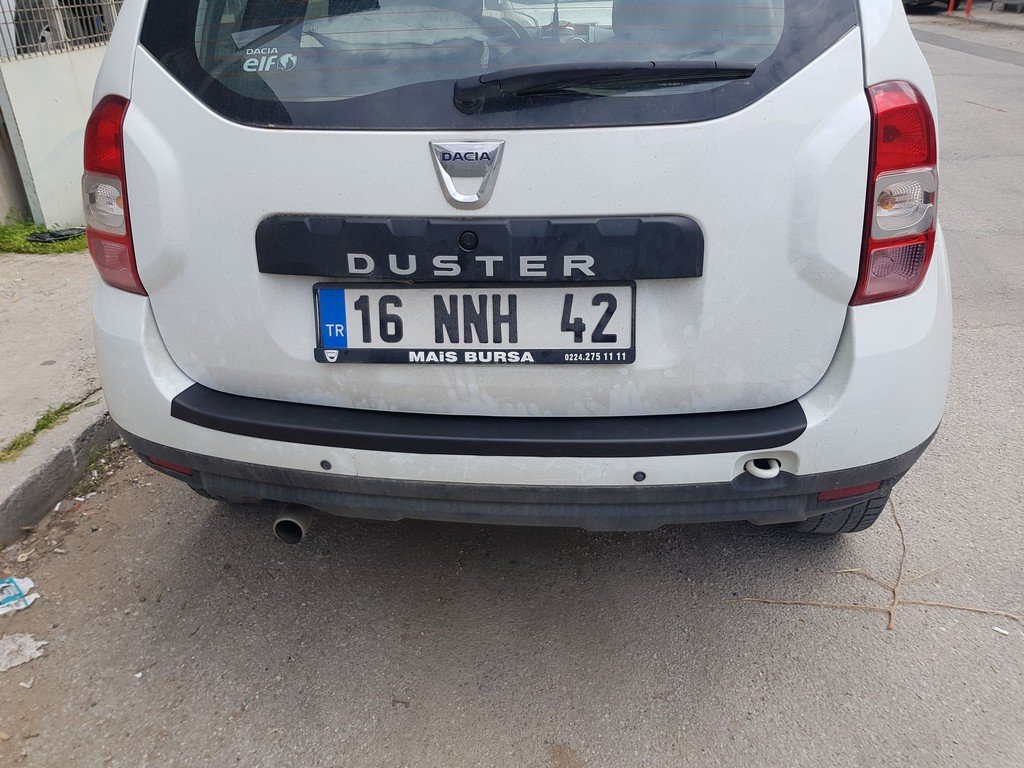 Rear Bumper Protector EuroCap (ABS) for Dacia Duster 2008-2018 - image 4