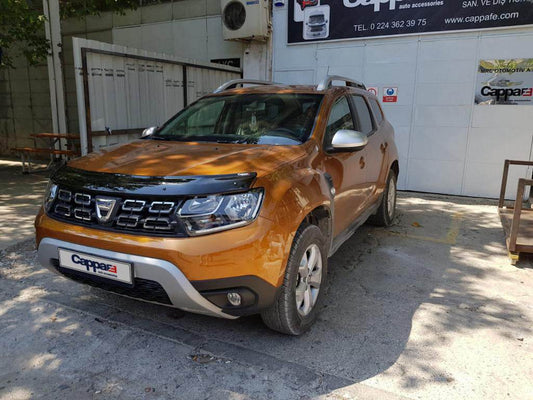 The hood deflector (EuroCap) for Dacia Duster 2018-2024 - Reelken Auto