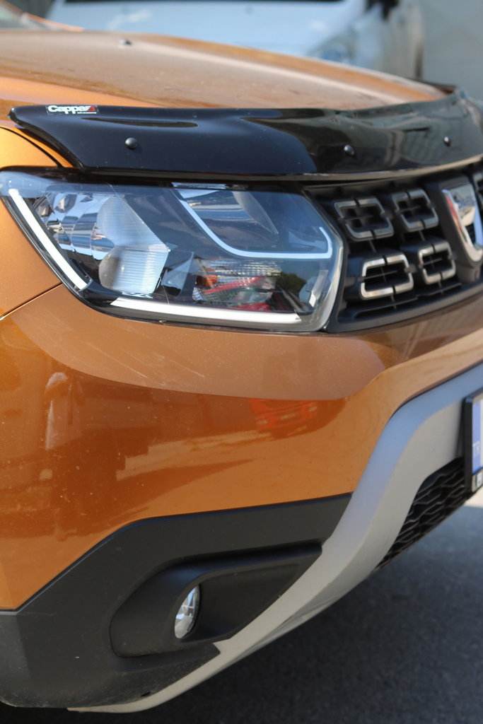 The hood deflector (EuroCap) for Dacia Duster 2018-2024 - Reelken Auto
