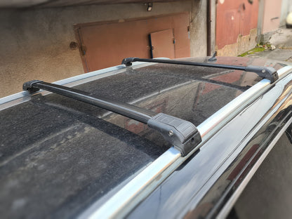Cross carrier WingBar V2 (2 pcs, aluminum) for Audi Q7 2005-2015 - image 1