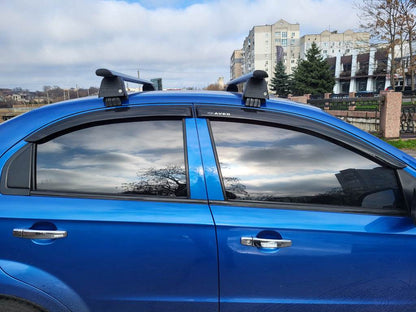 The jumpers on smooth roof (2 PCs, Asaf V4) for Chevrolet Aveo T250 2005-2011 - Reelken Auto