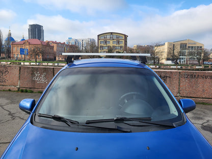 Roof bars for smooth roof (2 pcs, Asaf V4) for Chevrolet Aveo T250 2005-2011 - image 8