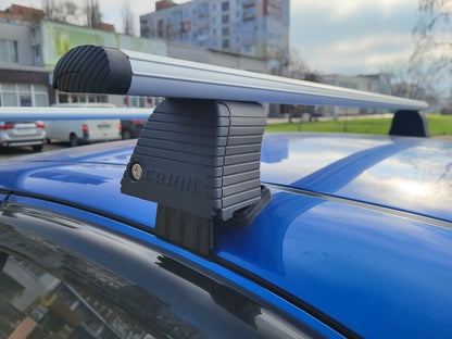 Roof bars for smooth roof (2 pcs, Asaf V4) for Chevrolet Aveo T250 2005-2011 - image 3