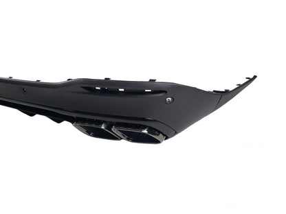 Rear diffuser with exhaust tips BlackEdition (GLS63 design) for Mercedes GLS X167 2019- - image 7