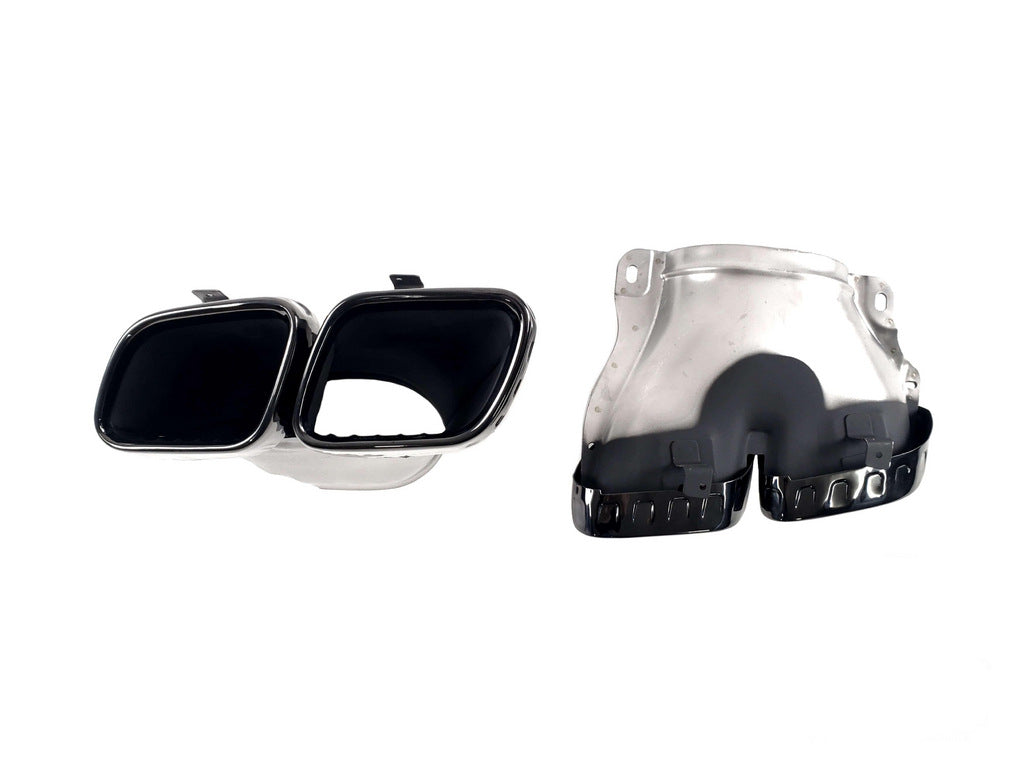 Rear diffuser with exhaust tips BlackEdition (GLS63 design) for Mercedes GLS X167 2019- - image 11