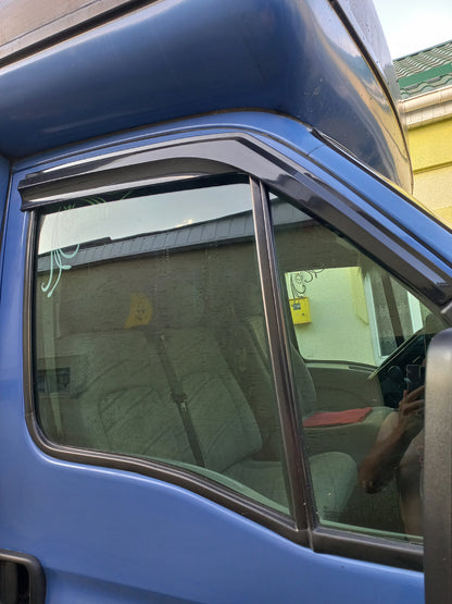 Window Deflectors (2 pcs, Sunplex Sport) for Nissan Interstar 2002-2010 - image 1