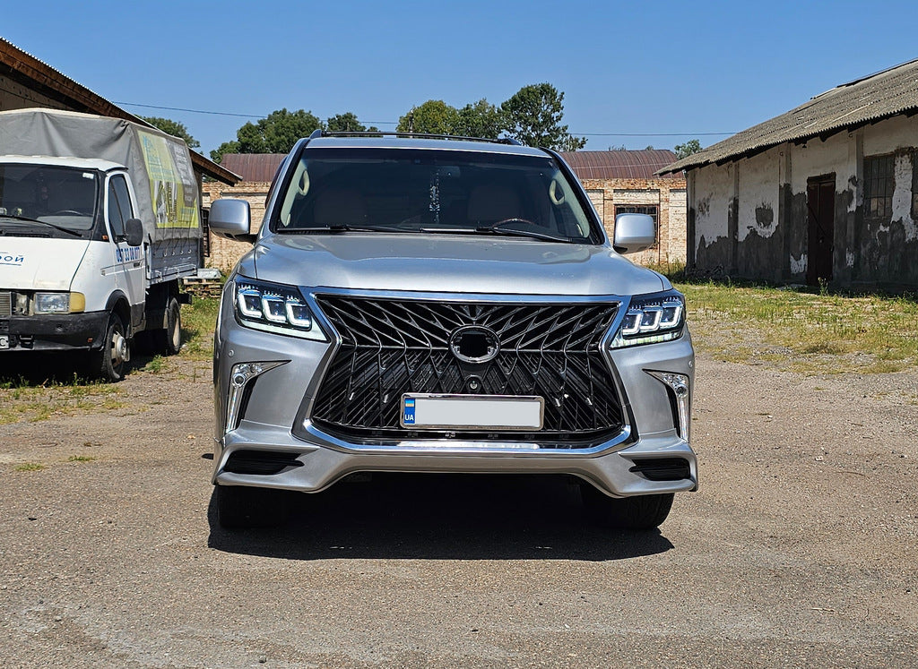 Mini Facelift Kit from 2008-2015 model to TRD Sport (bumper, headlights) for Lexus LX570/450d 2008-2022 - image 3