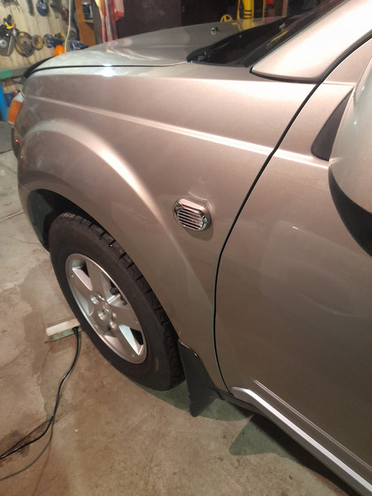 Oval Side Indicator Grille (2 pcs, ABS) for Mitsubishi Outlander 2006-2012 - image 2