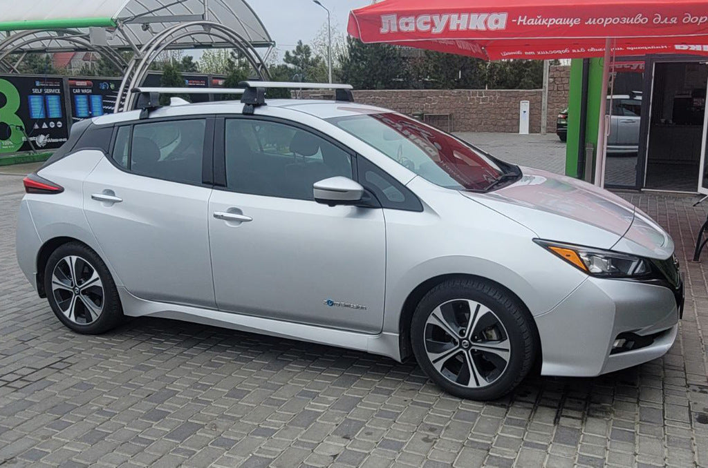 Roof rack for smooth roof (chrome, pair) for Nissan Leaf 2017- - image 2