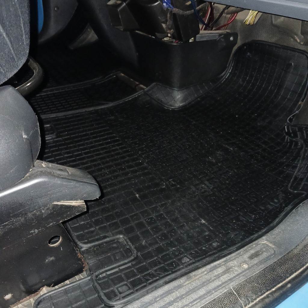 Rubber mats (3 piece, Polytep) for Fiat Scudo 1996-2007 - Reelken Auto