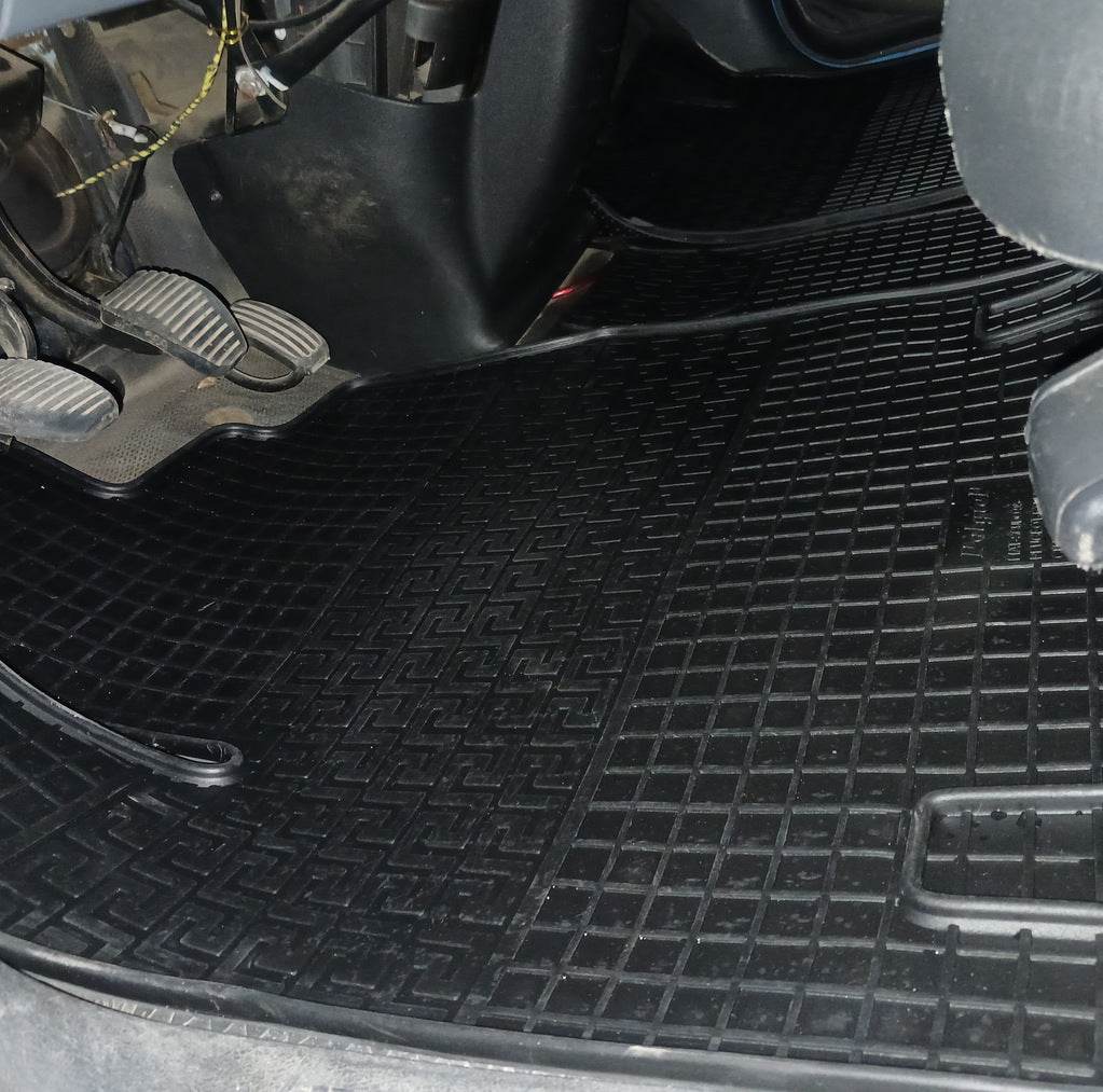 Rubber mats (3 piece, Polytep) for Fiat Scudo 1996-2007 - Reelken Auto