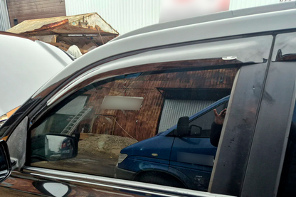 Window Deflectors (4 pcs, HIC) for Nissan X-trail T30 2002-2007 - image 2