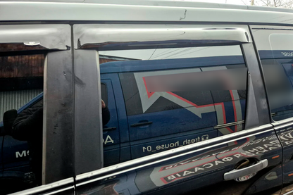 Window Deflectors (4 pcs, HIC) for Nissan X-trail T30 2002-2007 - image 3