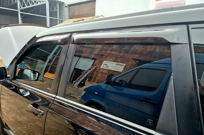 Window Deflectors (4 pcs, HIC) for Nissan X-trail T30 2002-2007 - image 4