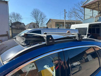 Ford Kuga/Escape 2019- Roof Rack Cross Bars for Integrated Rails Lockable Ecem V2 120 cm (2 pcs) for Ford Kuga/Escape 2019- - image 1