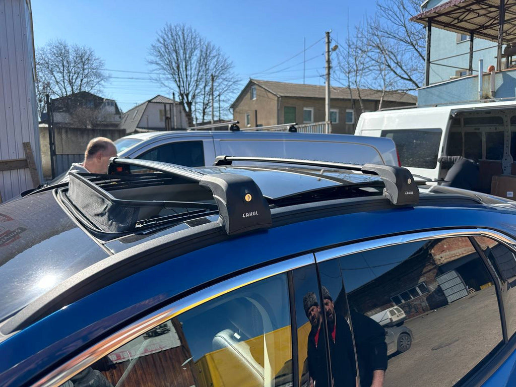 Ford Kuga/Escape 2019- Roof Rack Cross Bars for Integrated Rails Lockable Ecem V2 120 cm (2 pcs) for Ford Kuga/Escape 2019- - image 3