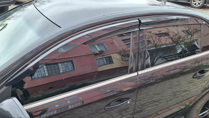 Visors SD (4 pcs, Sunplex Sport) for Opel Vectra C 2002-2008 - Reelken Auto
