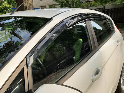 Windbreakers (4 pcs, Sunplex Sport) for Ford Fiesta 2008-2017 - Reelken Auto