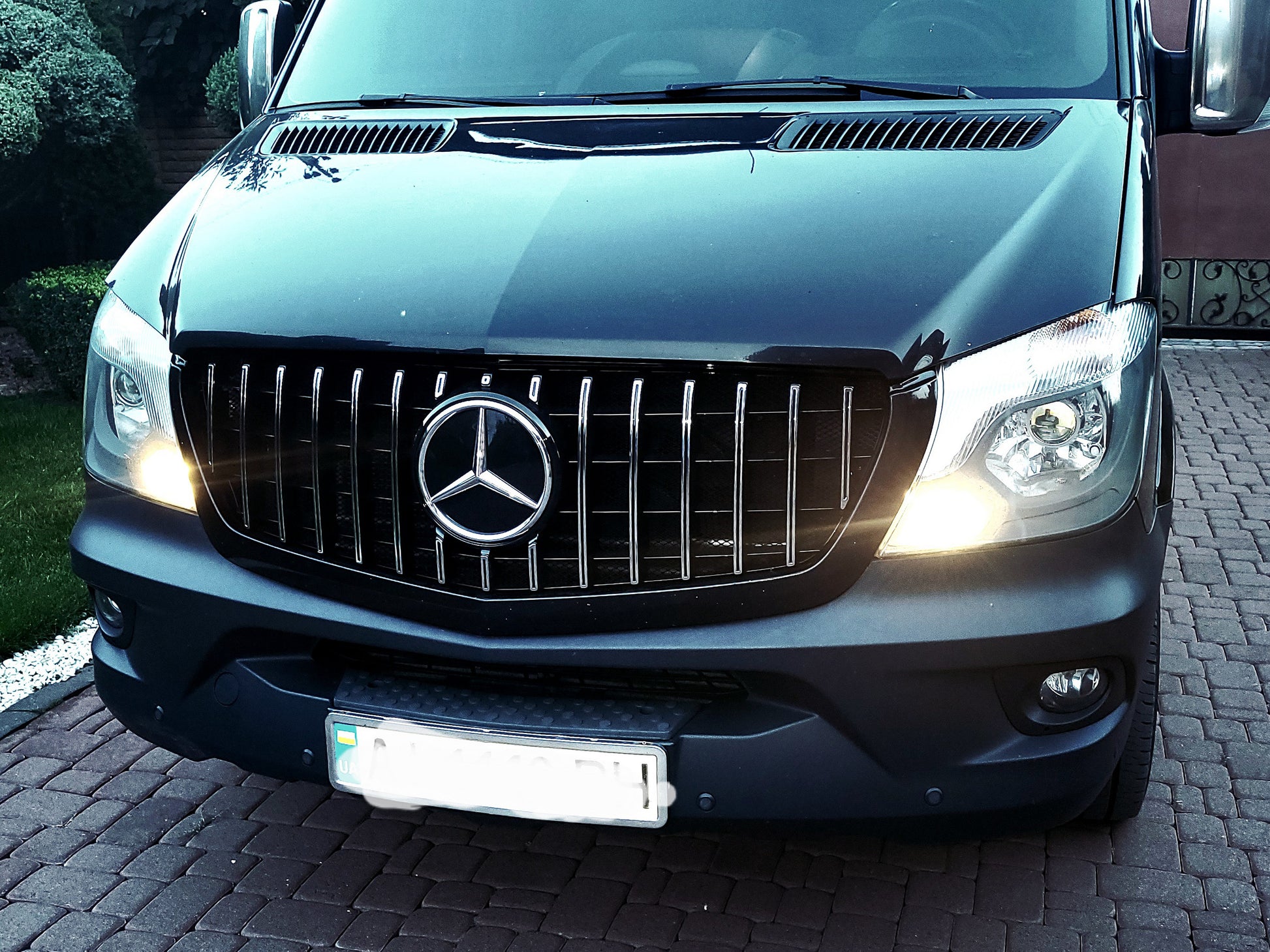 Front Grille GT Panamericana Chrome (2013-2018) for Mercedes Sprinter W906 2006-2018 - image 8