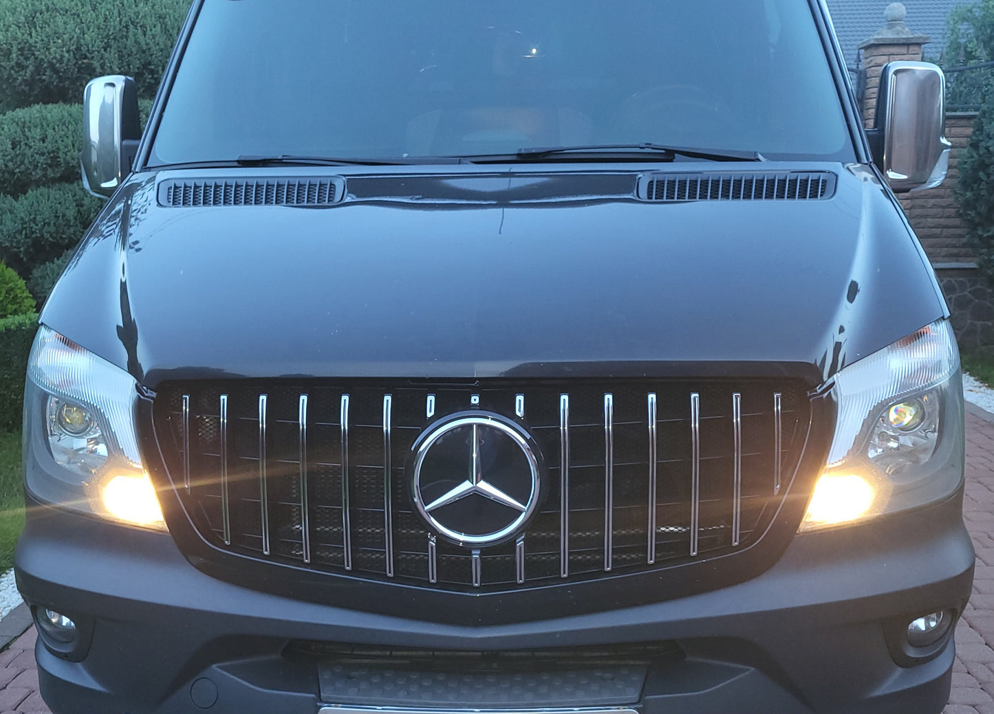 Front Grille GT Panamericana Chrome (2013-2018) for Mercedes Sprinter W906 2006-2018 - image 9