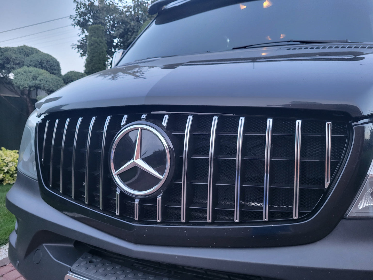 Front Grille GT Panamericana Chrome (2013-2018) for Mercedes Sprinter W906 2006-2018 - image 9