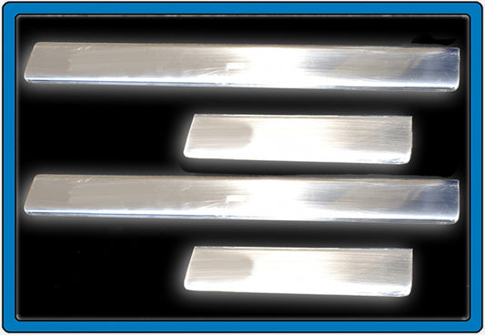 Door Sill Protectors OmsaLine (4 pcs, Stainless Steel) for Seat Cordoba 2000-2009 - image 1