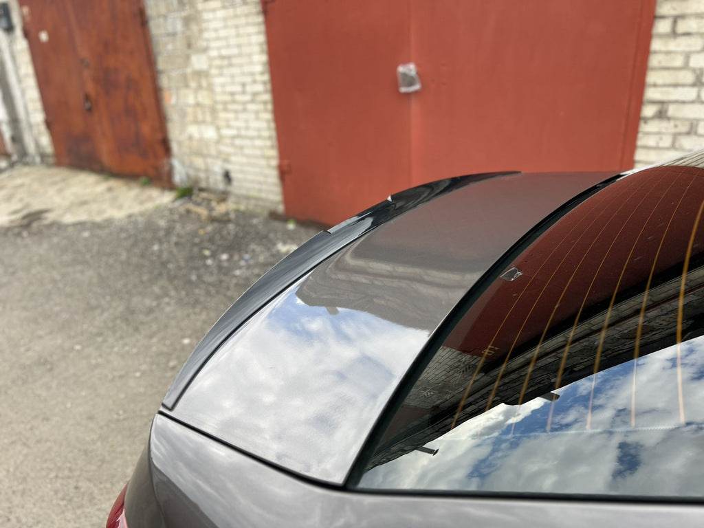 Spoiler LIP (Sunplex, black) (118.5cm *5.5cm) for Peugeot 301 - Reelken Auto