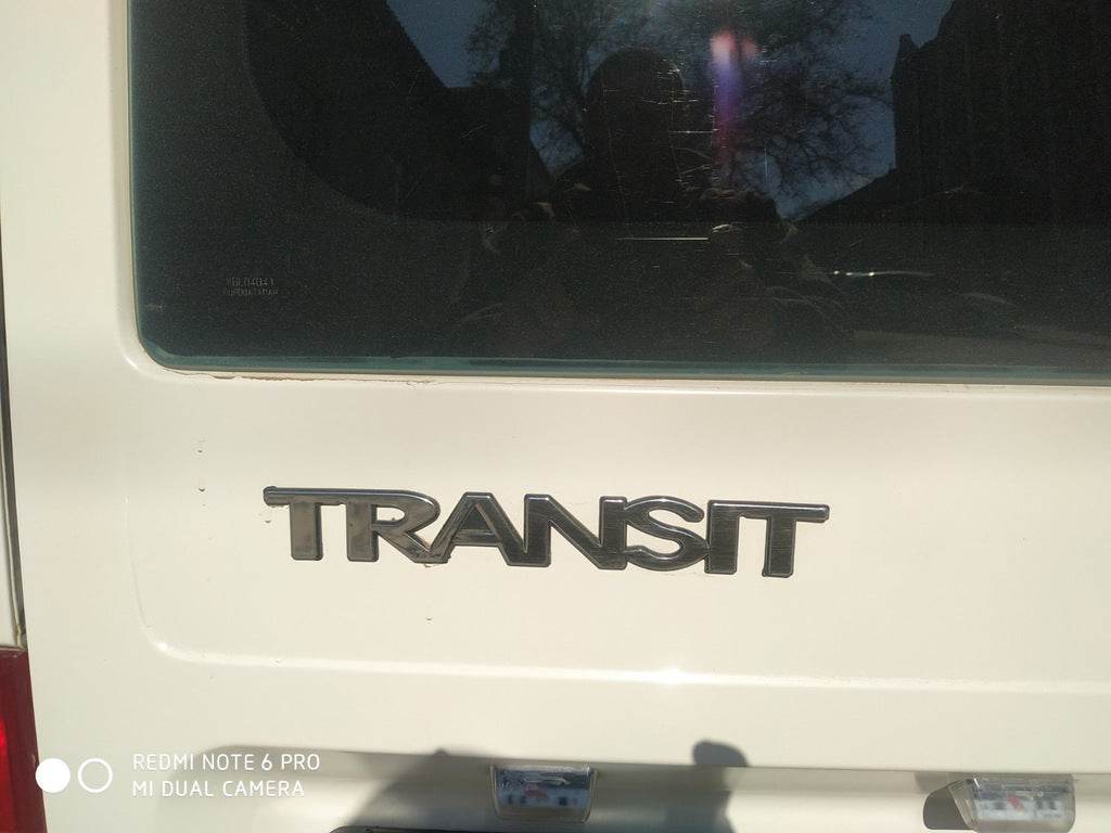 The inscription Transit 29cm by 3.5 cm (Turkey) for Ford Transit 2000-2014 - Reelken Auto