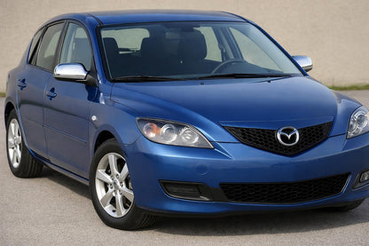 Mirror Covers (2 pcs, Stainless Steel) for Mazda 3 2003-2009 - image 1