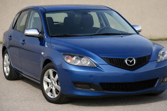 Mirror Covers (2 pcs, Stainless Steel) for Mazda 3 2003-2009 - image 1