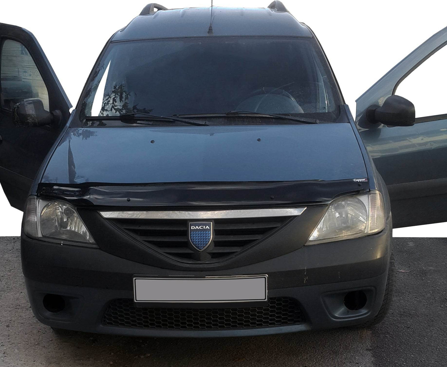 Hood deflector (EuroCap) for Dacia Logan I 2005-2008 - Reelken Auto