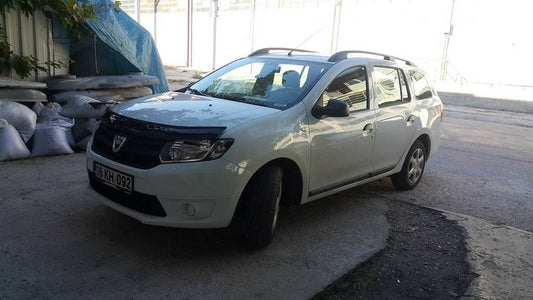 The hood deflector (EuroCap) for Dacia Logan II 2013-2022 - Reelken Auto