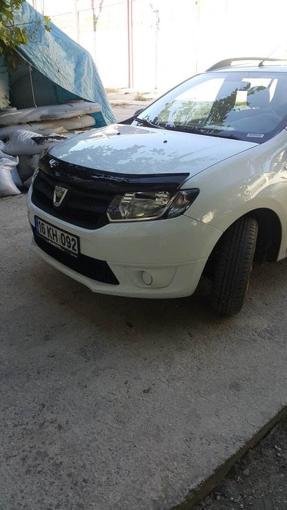 The hood deflector (EuroCap) for Dacia Logan MCV 2013-2020 - Reelken Auto