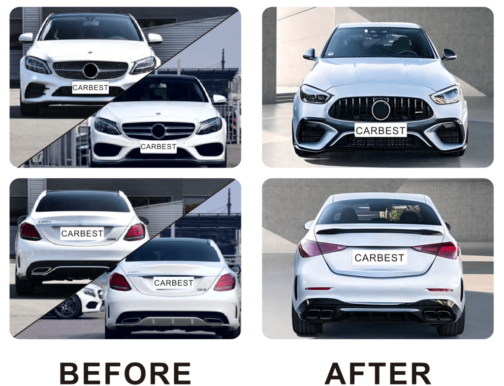 W206 AMG restyling kit for Mercedes C-class W205 2014-2021 - Reelken Auto