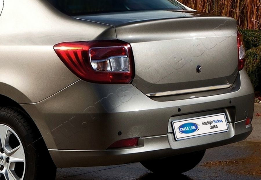 Trunk Trim 2013-2018 Stainless Steel for Renault Logan II 2013-2022 - image 1