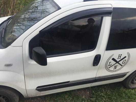 Windbreakers (2 pcs, Sunplex Sport) for Fiat Fiorino/Qubo - Reelken Auto
