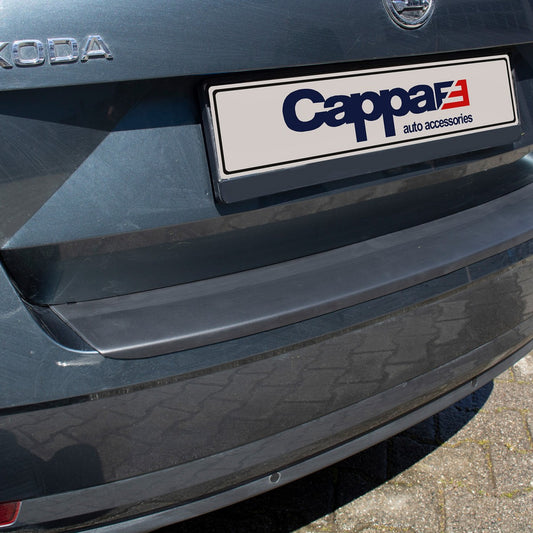 Rear Bumper Protector EuroCap (SD, ABS) for Skoda Octavia III A7 2013-2019 - image 2