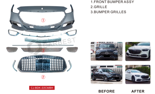 Kit body kit (Maybach) for Mercedes C-class W206 2022↗︎ - image 2