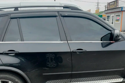 Window Deflectors (4 pcs, HIC) for BMW X5 E70 2007-2013 - image 1