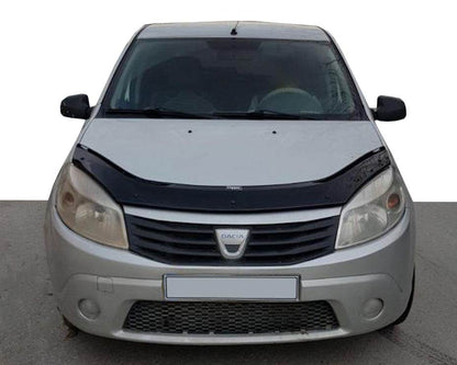 The hood deflector (EuroCap) for Dacia Sandero 2007-2013 - Reelken Auto