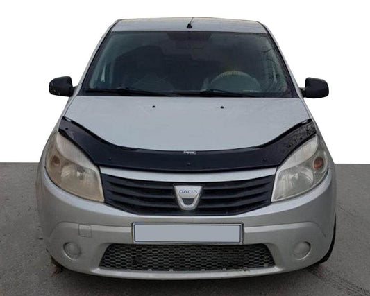 The hood deflector (EuroCap) for Dacia Sandero 2007-2013 - Reelken Auto