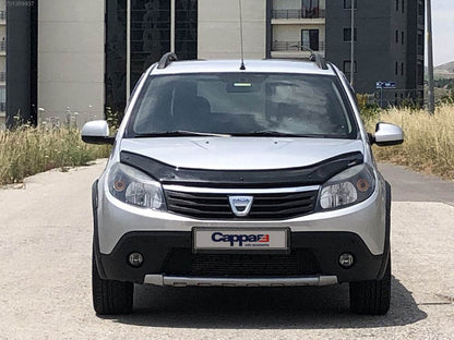 The hood deflector (EuroCap) for Dacia Sandero 2007-2013 - Reelken Auto