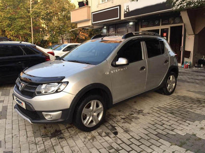 The hood deflector (EuroCap) for Dacia Logan MCV 2013-2020 - Reelken Auto