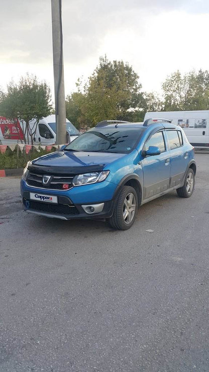 The hood deflector (EuroCap) for Dacia Logan MCV 2013-2020 - Reelken Auto
